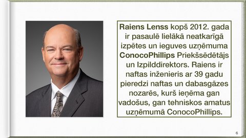 Prezentācija 'Conocophillips transnacionālās korporācijas apraksts', 6.