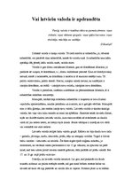 Referāts 'Vai latviešu valoda ir apdraudēta?', 1.