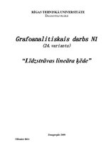 Konspekts 'Līdzstrāvas lineārā ķēde', 1.