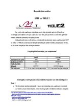 Konspekts 'LMT un Tele 2 reputācijas analīze', 1.