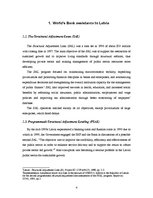 Referāts 'Latvia’s Cooperation with the World Bank', 4.