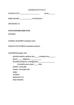 Paraugs 'Klīniskais protokols', 1.