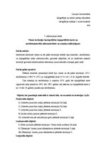 Konspekts 'Vienas teritorijas kartogrāfisko (topogrāfiskā karte) un aerofotomateriālu infor', 1.