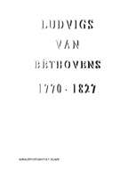 Referāts 'Ludvigs van Bēthovens', 1.