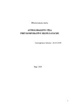 Referāts 'Antiglobālistu cīņa pret korporatīvu ekspluatāciju', 1.