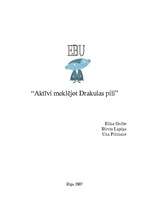 Referāts 'Ekskursijas "Aktīvi meklējot Drakulas pili" izstrāde', 1.