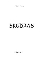 Referāts 'Skudras un to veidi', 1.
