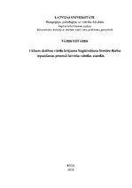 Referāts 'Pirmās klases skolēnu vārdu krājuma bagātināšana literāro darbu iepazīšanas proc', 1.