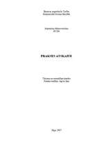 Prakses atskaite 'Prakse tūrisma aģentūrā', 1.