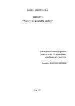 Referāts 'Nozares un produkta analīze', 1.