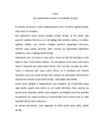 Eseja 'Kas nepieciešams tautai, lai tā dzīvotu laimīgi?', 1.