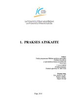 Prakses atskaite 'SIA "Naba Klab" prakses atskaite', 1.