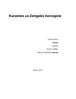 Referāts 'Kurzemes un Zemgales hercogiste', 1.