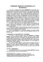 Referāts 'Juridisko personu rīcībspēja un tiesībspēja', 5.