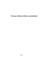 Referāts 'Personas tiesības, brīvības un pienākumi', 1.