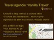 Prezentācija 'Travel Agency "Vanilla Travel"', 3.