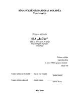 Prakses atskaite 'Prakse mārketingā un grāmatvedībā', 1.