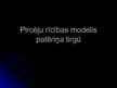 Prezentācija 'Pircēju rīcības modelis patēriņa tirgū', 1.