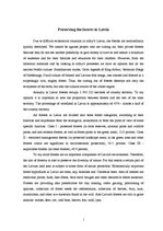 Eseja 'Preserving the Forests in Latvia', 1.