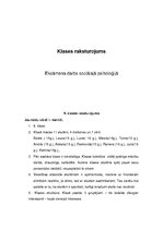 Konspekts 'Klases raksturojums', 1.