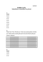 Konspekts 'Matemātikas stundas konspekts 3.klasei par tēmu "Saskaitīšana un atņemšana simts', 7.