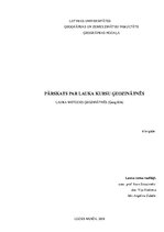 Prakses atskaite 'Pārskats par lauka kursu ģeozinātnēs', 1.