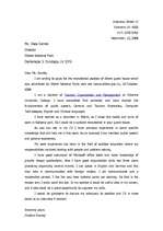 Paraugs 'Motivation Letter', 1.