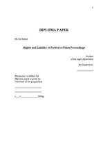 Diplomdarbs 'Pušu tiesības un pienākumi prasības tiesvedībā', 3.