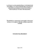 Referāts 'Pasniedzēja un apmācāmā savstarpējās saskarsmes ietekme uz transporta līdzekļu v', 1.