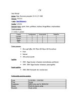 Paraugs 'Curriculum Vitae ', 1.