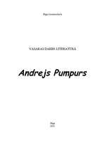 Eseja 'Andrejs Pumpurs', 1.
