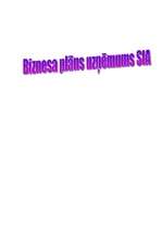 Biznesa plāns 'Biznesa plāns kafejnīcai', 1.