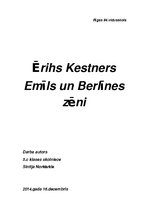 Konspekts 'Ērihs Kestners "Emīls un Berlīnes zēni"', 1.
