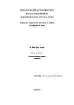 Referāts 'Makroekonomikas pamati. Sestās lekcijas tēma', 1.