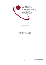 Referāts 'Parazitoloģija', 1.