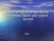 Prezentācija 'Ūdens un gaisa temperatūras izmaiņas Ogres upē rudens sezonā', 1.
