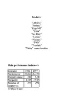 Konspekts 'Company "Aldaris"', 3.