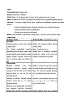 Konspekts 'Konspekts dabas zinību stundai', 1.