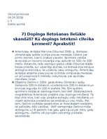 Konspekts 'Darbs sportā', 1.