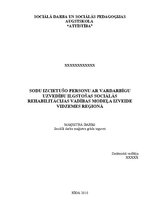 Diplomdarbs 'Sodu izcietušo personu ar vardarbīgu uzvedību ilgstošas sociālās rehabilitācijas', 1.