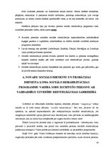Diplomdarbs 'Sodu izcietušo personu ar vardarbīgu uzvedību ilgstošas sociālās rehabilitācijas', 46.