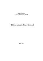 Referāts 'Cēsu saimniecības vēsture', 1.