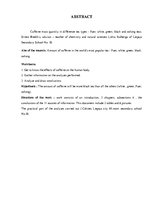 Referāts 'Kofeīns tējās', 4.