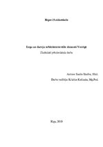 Referāts 'Logu un durvju arhitektūras stila elementi Vecrīgā', 1.