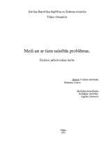 Referāts 'Meži un ar tiem saistītās problēmas', 1.