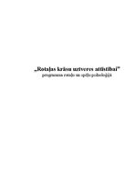 Referāts 'Rotaļas krāsu uztveres attīstībai', 1.