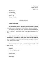 Paraugs 'Sūdzību vēstule', 1.