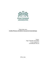 Referāts 'Antīkās Romas arhitektūrā izmantotās konstrukcijas', 1.
