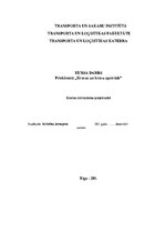 Referāts 'Kursa darbs loģistikā', 1.