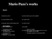 Prezentācija 'Mario Puzo "The Godfather"', 3.